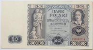 Banknot 20 Złotych - 1936 rok - Seria CK