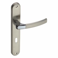 Klamka drzwiowa Gamet Carino 72 mm na klucz nikiel