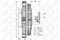 Stellox 30-00411-SX Spojka, chladiaci ventilátor