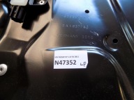 VW PASSAT B7 mechanism windows left front 3AA837755