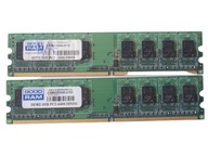 Pamięć DDR2 2GB 800MHz PC6400 Goodram 2x 1GB Dual