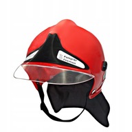 HASIČSKÁ HELMA ČERVENÁ STŘÍŠKA PŘEVLEK PRO DĚTI ZÁBAVA KARNEVAL