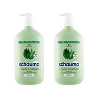 SCHAUMA 7 bylinkový šampón Freshness 2x 750 ml