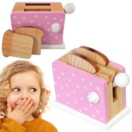 Drewniany zabawkowy toster dla dzieci 3+ Magni