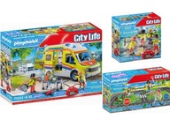 KLOCKI Playmobil City Life 71202 Karetka pogotowia ze światłem i dźwięk