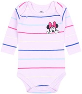 Ružové dojčenské body Minnie Mouse 6-9 m 74 cm