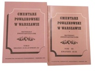 Cmentarz powązkowski w Warszawie materiały inwentaryzacyjne 2+3