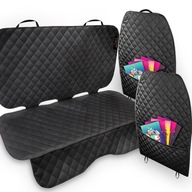 Ochranná podložka na zadné sedadlo PPHU Car-Design poťahová látka čierna univerzálna + 2× Ochranná podložka na jedno kreslo Agmi poťahový materiál univerzálny