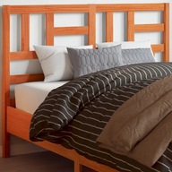 Čelovka do postele vosková hnedá 160 cm masívne borovicové drevo