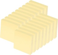 Sada 24 žltých samolepiacich kartičiek 76 x 76 mm - 2400 listov