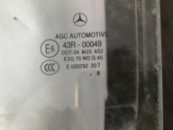 MERCEDES X204 GLK window door rear part left