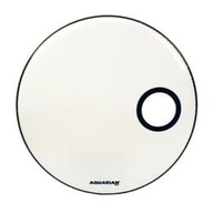 AQUARIAN Ported Bass Off Set Hole White 20"