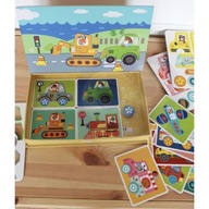 TOOKY TOY Montessori vzdelávacia skladačka Magnetická krabička pre deti