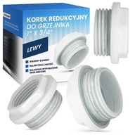 KOREK REDUKCYJNY GRZEJNIKA 1x3/4 GWxGZ Lewy Stalowy REDUKCJA Grzejnikowy