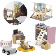 VIGA PolarB Sada nábytku do domčeka pre bábiky Detská izba