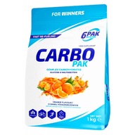 6PAK Nutrition Carbo Pak 1000g Pomarańcza