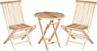 Stôl a stoličky Ambientehome drevo Terasový nábytok