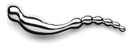 LE WAND STAINLESS STEEL SWERVE - STALOWE DILDO DWU