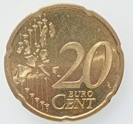 20 Euro Centy 2002 Mennicza (UNC) Holandia
