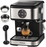 Bankový tlakový kávovar Transa Electronics Baristoline 1100 W strieborná/sivá