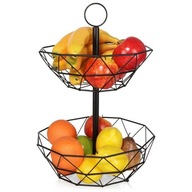 Koszyk na owoce i warzywa miska 2-poziomowa loft