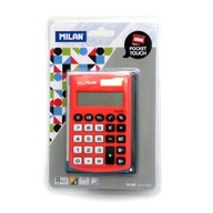 Kalkulator kieszonkowy w kolorze czerwonym MILAN