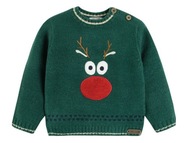 COOL CLUB Sweter świąteczny Renifer r. 92