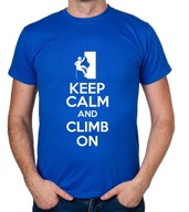 koszulka KEEP CALM AND CLIMB ON prezent