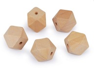 2 sztuki - Korale drewniane - Geometryczne