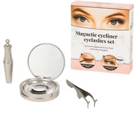 ZESTAW MAGNETYCZNE RZĘSY + EYELINER + PĘSETA 5el