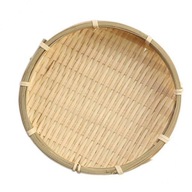 3X Bambusový tanier Bamboo Weave Sieve Potraviny
