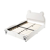 Gyerekágy 140 x 200 cm, maci mintás.