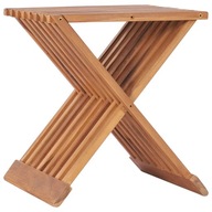 Skladacia stolička 40x32x45 cm masívne teakové drevo