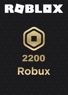 Roblox 2200 Robux Karta Podarunkowa 25$ PL