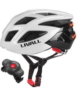 Livall BH60SE M/L Bielo-čierna cyklistická prilba