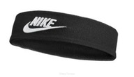 Tenisová čelenka Nike Classic Headband Wide Terry čierna
