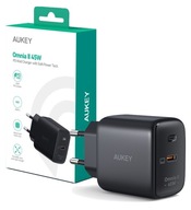 AUKEY PA-B2T Miniaturowa ładowarka sieciowa USB-C szybka Power QC PPS 45W