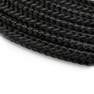POLYPROPYLénové lano 5mm Opletené čierne 50 m