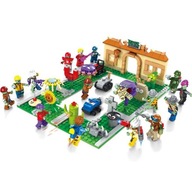 VEĽKÁ SADA ARENA PLANTS VS. ZOMBIES MINIFIGÚRKY KOCKY PRÍSLUŠENSTVO