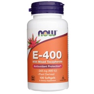 NOW Foods Vitamín E-400 SILNÁ ANTIOXIDANT USA 100