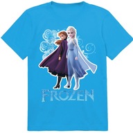 T-SHIRT KOSZULKA FROZEN KRAINA LODU 128 134 7-8 LAT JAKOŚĆ