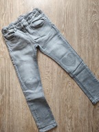 C&A jeansy szare serca r. 128
