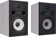 Monitory stereo STX F-110v2 czarno-białe (para)