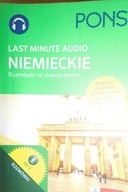 Last Minute audio. Niemieckie rozmówki ze słownicz