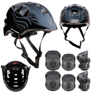 Регульований арахісовий шолом + захисний набір для роликових ковзанів Велосипед Скейтборд XS