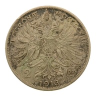 Austria - 2 Korony 1913 r. - Franciszek Józef (2)