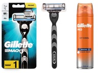 MASZYNKA DO GOLENIA GILLETTE MACH3 + PIANKA 250ml