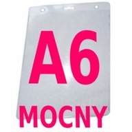 A6 MOCNY 115x150 mm (118x171) identyfikator etui holder zawieszka na smycz