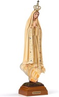 Złota Maryja figurka z Fatimy Ręcznie Malowana 35cm na prezent
