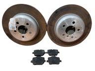 kotuče brzdové záď + plotýnky BMW 3 G20 330X20